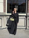 Jip | Cropped blouse | Black | Tall