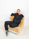 Khloé Zipper Hoodie | Black | Tall