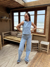Lulu | Wide Leg Jeans | Blue | Tall