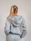 Khloé Zipper Hoodie | Grey | Tall