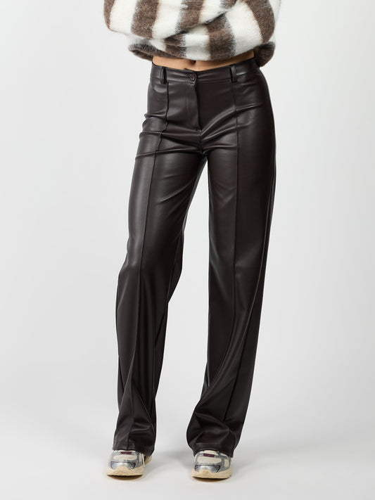 Abbey pants | Dark brown | Tall