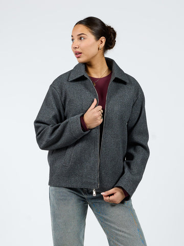 Aya oversized jacket | Gray | Tall