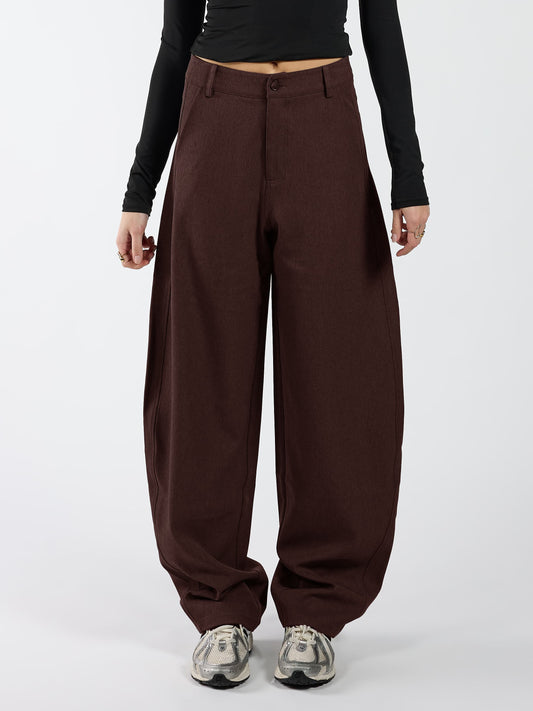 Bobby Balloon Pants | Dark Brown | Tall