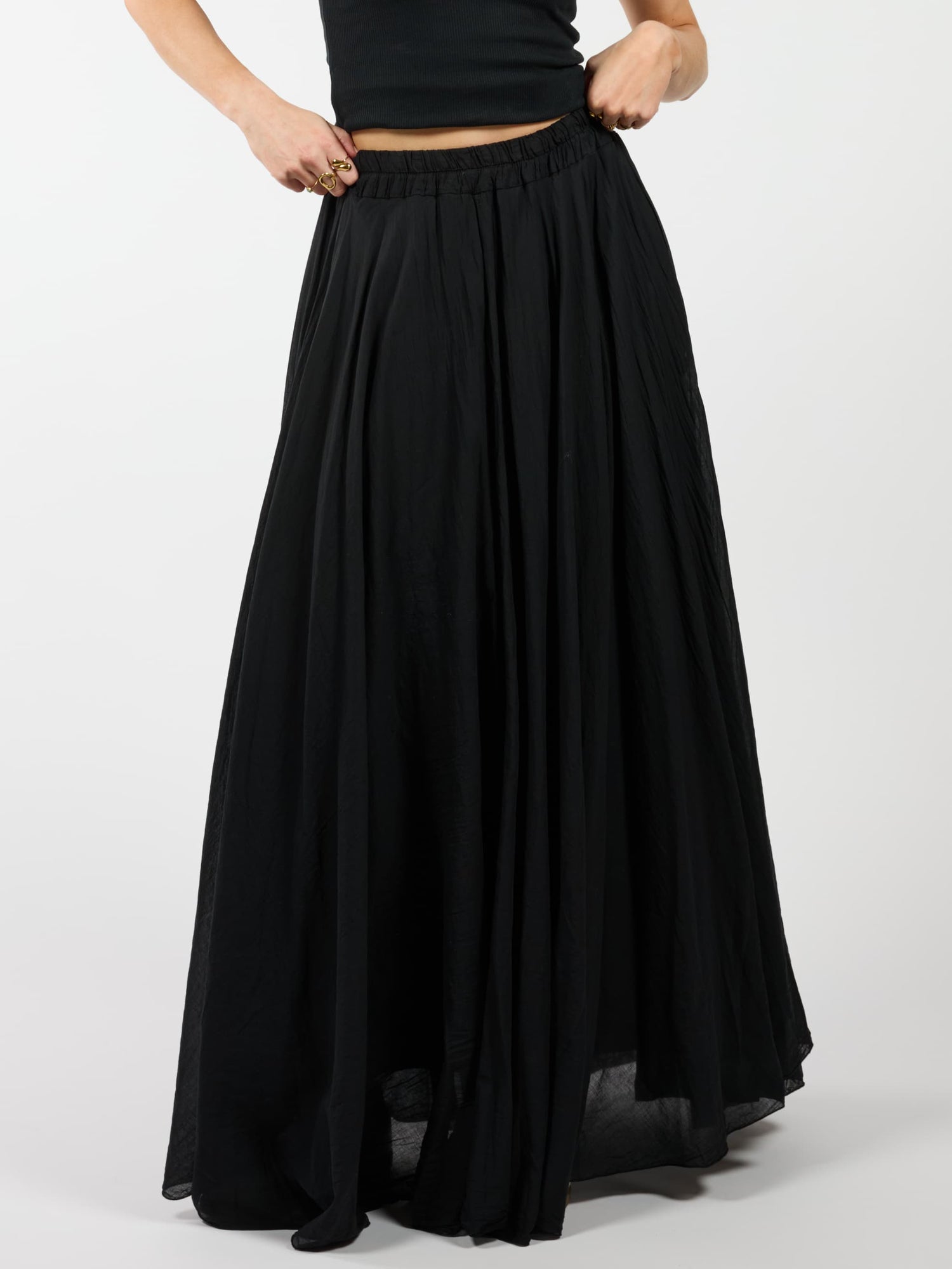 Celine Maxi Skirt | Black | Tall