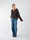 Chloé V-Neck Knit | Brown | Tall