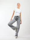 Sassy | Super Wide Leg Jeans | Stretch | Washed Grey | Tall