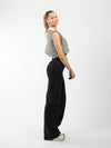Sassy | Super Wide Leg Jeans | Stretch | Washed black | Tall