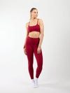 Sports leggings | Burgundy | Tall