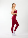Sports leggings | Burgundy | Tall