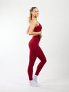 Sports Bra | Burgundy | Tall