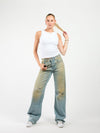 Tess Barrel Jeans | Mid-waist | Vintage blue | Tall
