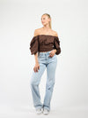Aimy blouse | Brown | Tall