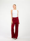 Zaar Track Pants | Bordeaux | Tall
