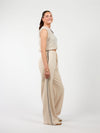 Izzy pants | Beige with stripe | Tall