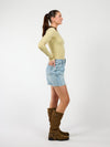 Cilia | Long sleeve button-up top | Green | Tall