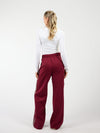 Izzy pants | Dark purple with stripe | Tall