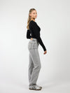 Lizza Mid Waist Jeans | Light grey | Stretch | Tall
