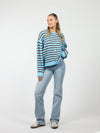 Vive Vest | Blue Brown striped | Tall