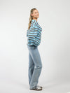 Vive Vest | Blue Brown striped | Tall