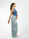 Noa Basic Tank Top | Blue | Tall