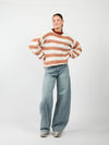 Kaya Knit | Terracotta gestreept | Tall