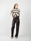 Kaya Knit | Bruin gestreept | Tall
