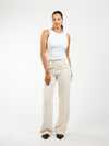 Kate | Wide leg trousers | Cream | Tall