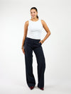 Kate | Wide leg trousers | Navy | Tall