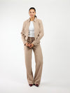 Kate | Wide leg trousers | Taupe | Tall