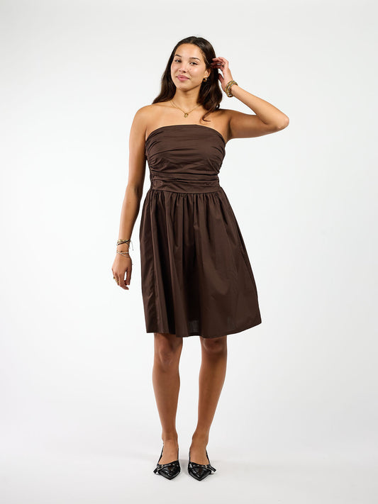 Donna Dress | Dark brown | Tall
