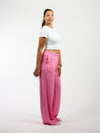 Nora pajama pants | Co-ord set | Pink striped | Tall