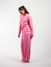 Nora pajama pants | Co-ord set | Pink striped | Tall