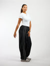 Noor Parachute Pants | Black | Tall