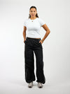 Noor Parachute Pants | Black | Tall