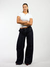 Riley Relaxed Jeans | Drawstring | Navy | Tall