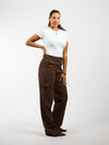 Mia | Cargo pants | Brown | Tall