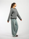 Leila Knit | Striped Black White | Tall