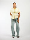 Leela fitted blouse | Yellow | Tall
