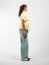Leela fitted blouse | Yellow | Tall