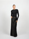 Sammy Satin Skirt | Black | Tall