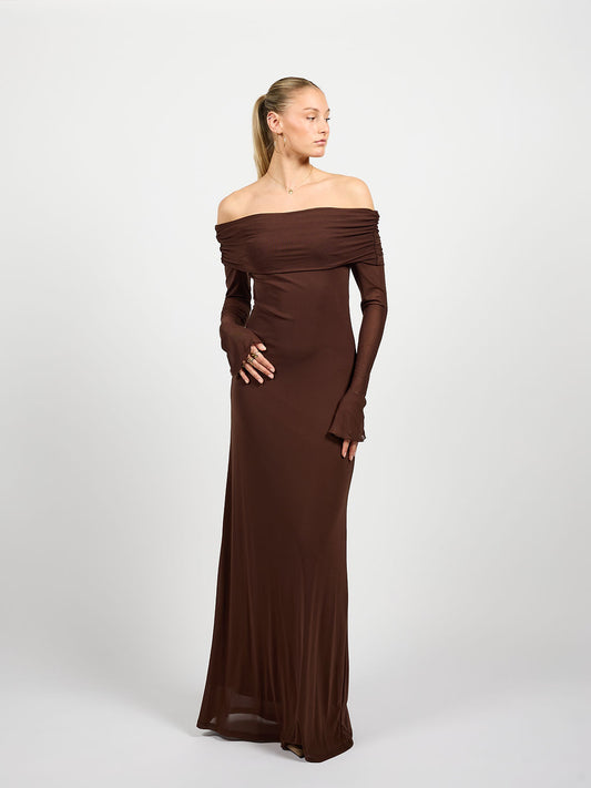Rosie Dress | Brown | Tall