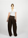 Loulou pants | Brown | Tall