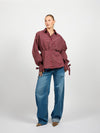 Millie blouse | Red checked | Tall