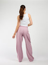 Ella | Wide leg pleated trousers | Pink | Tall