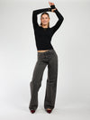 Liza long sleeve top | Black | Tall