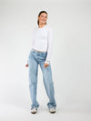 Lola Low/Mid Waist Jeans| Blue | Tall
