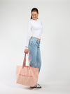 Canvas bag large | Pink | The Wildflower Club