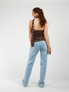 Poppy Polkadot top | Brown white | Tall