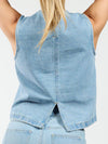 Lulu | Co-ord | Denim top | Blue | Tall
