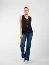 Lauren waistcoat | Black | Tall